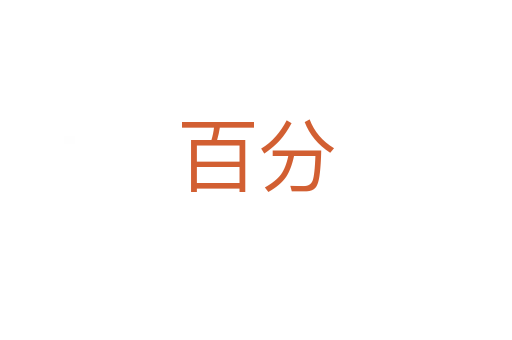 百分